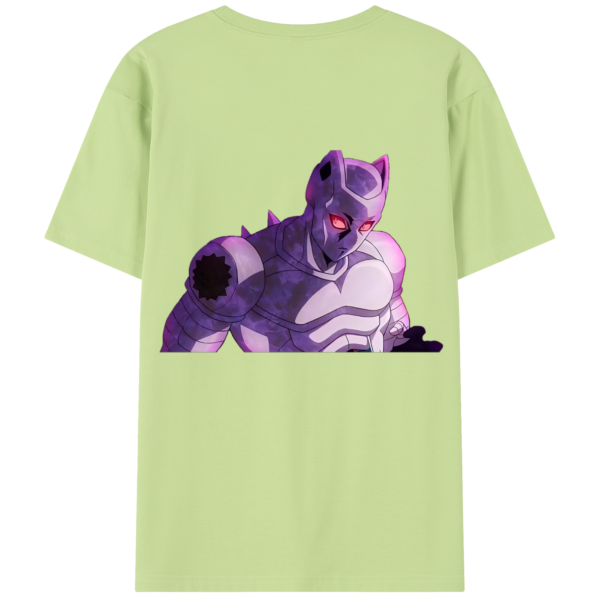 （画像用） ジョジョの奇妙な冒険 きら よしかげ JoJo's Bizarre Adventure Kira Yoshikage 綿100％半袖Tシャツ（背面プリント）